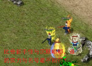 比奇新手怪与沉默嘟嘟，谁的实力与名号最不相符？