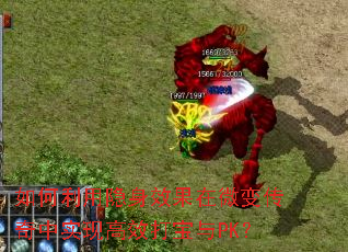 如何利用隐身效果在微变传奇中实现高效打宝与PK？