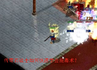 传奇页战士如何快速学会施毒术？