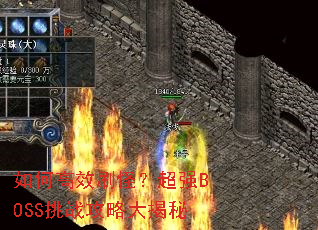 如何高效刷怪？超强BOSS挑战攻略大揭秘