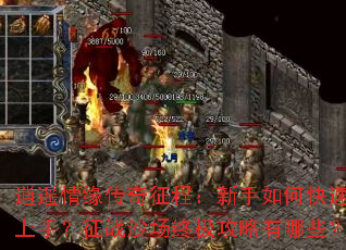 逍遥情缘传奇征程：新手如何快速上手？征战沙场终极攻略有哪些？