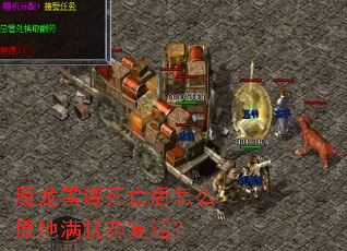 魔龙雪域死亡后怎么原地满状态复活？