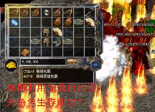 如何利用充值折扣提升角色生存能力？