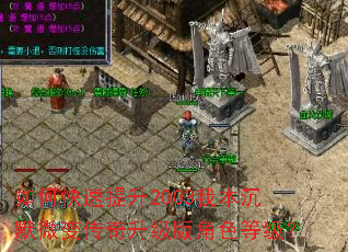 如何快速提升2003我本沉默微变传奇升级版角色等级？