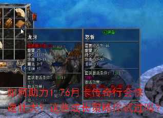 如何助力1.76月卡传奇行会快速壮大？这些成长策略你试过吗？