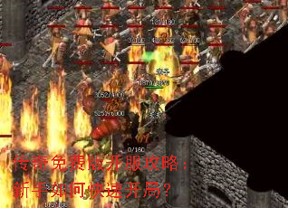 传奇免费版开服攻略：新手如何快速开局？