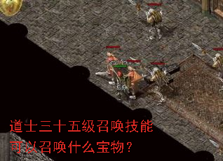 道士三十五级召唤技能可以召唤什么宝物？