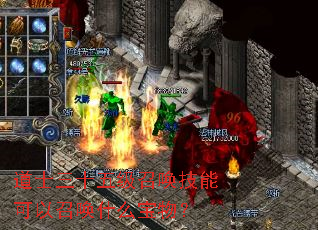 道士三十五级召唤技能可以召唤什么宝物？