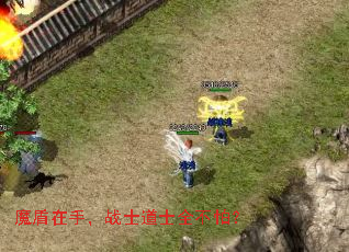 魔盾在手，战士道士全不怕？