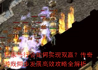 玩家与行会如何实现双赢？传奇游戏同步发展高效攻略全解析