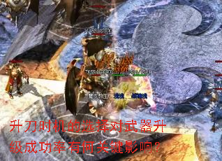 升刀时机的选择对武器升级成功率有何关键影响？