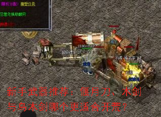 新手武器推荐：偃月刀、木剑与乌木剑哪个更适合开荒？