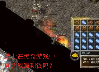 道士在传奇游戏中真的能赚到钱吗？