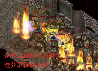 迷失山林脚本如何快速获取稀有装备？