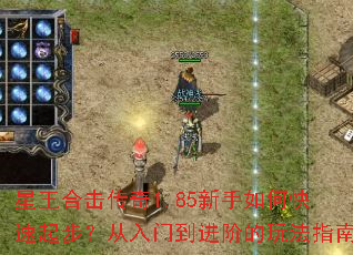 星王合击传奇1.85新手如何快速起步？从入门到进阶的玩法指南