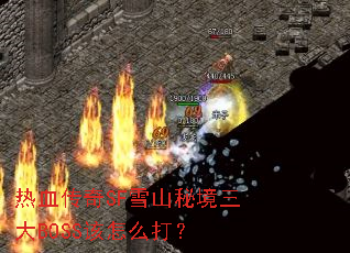 热血传奇SF雪山秘境三大BOSS该怎么打？