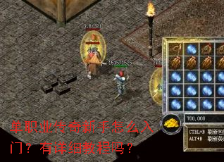 单职业传奇新手怎么入门？有详细教程吗？