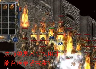 法师兽灵术怎么用才能召唤最强宝宝？