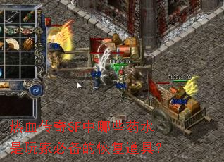 热血传奇SF中哪些药水是玩家必备的恢复道具？