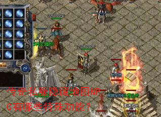 传奇私服隐藏地图NPC有哪些特殊功能？