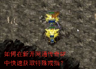 如何在新开网通传奇SF中快速获取特殊戒指？