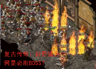 复古传奇：白野猪为何是必刷BOSS？