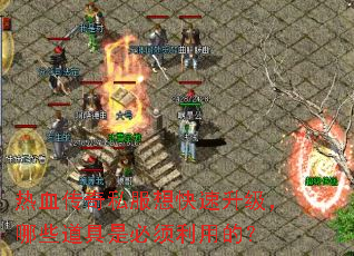 热血传奇私服想快速升级，哪些道具是必须利用的？