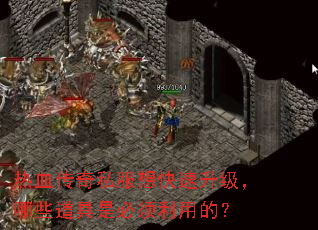 热血传奇私服想快速升级，哪些道具是必须利用的？