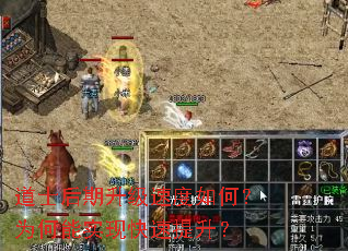 道士后期升级速度如何？为何能实现快速提升？