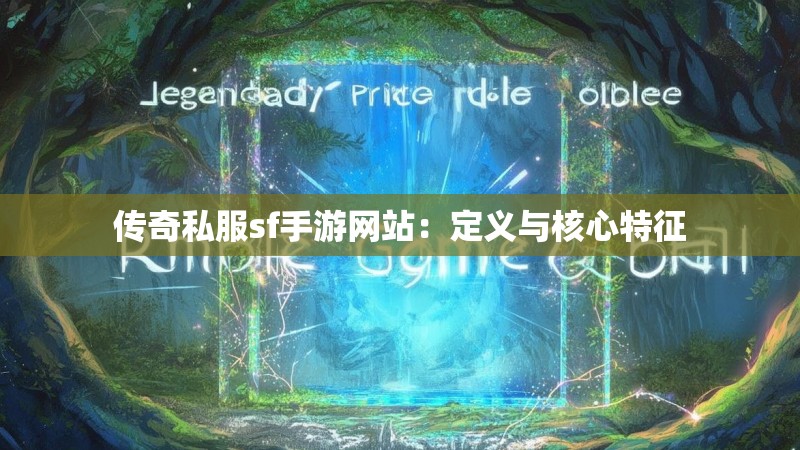 传奇私服sf手游网站：定义与核心特征