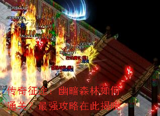 传奇征途：幽暗森林如何通关？最强攻略在此揭晓