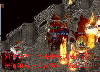 如何在传奇私服中快速提升战力，战法道组合与装备强化优先选择哪个？