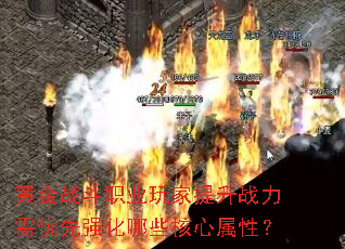 黄金战斗职业玩家提升战力需优先强化哪些核心属性？