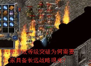传奇游戏等级突破为何需要玩家具备长远战略眼光？