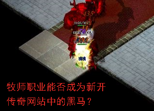 牧师职业能否成为新开传奇网站中的黑马？