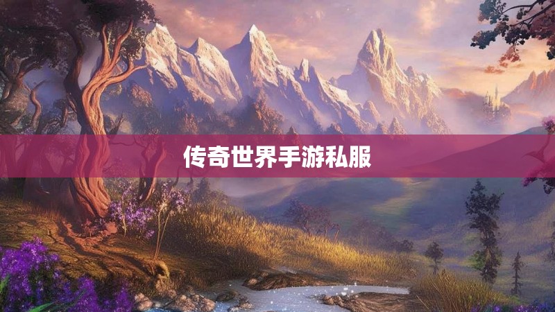 传奇世界手游私服