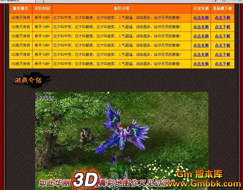 盛大传奇手游私服概述