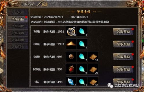 传奇新服网,玩家新体验的起点-游戏选择与体验指南