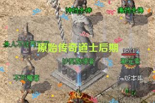 原始传奇道士后期