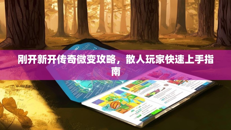 刚开新开传奇微变攻略，散人玩家快速上手指南