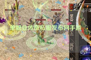 单职业传奇私服发布网手游