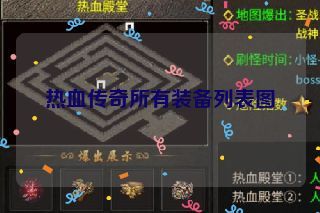 热血传奇所有装备列表图
