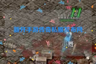 新开手游传奇私服发布网 新开手游传奇私服发布网