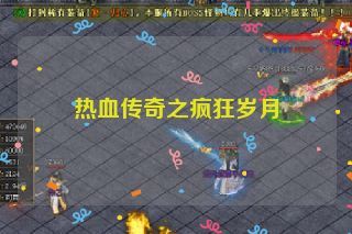 热血传奇之疯狂岁月