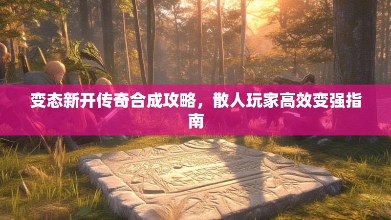 变态新开传奇合成攻略，散人玩家高效变强指南