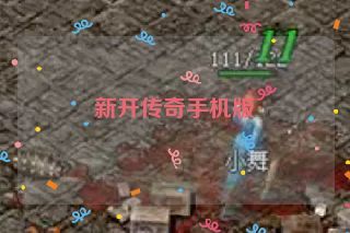 新开传奇手机版