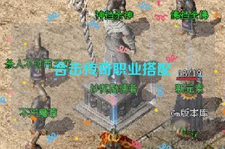 合击传奇职业搭配