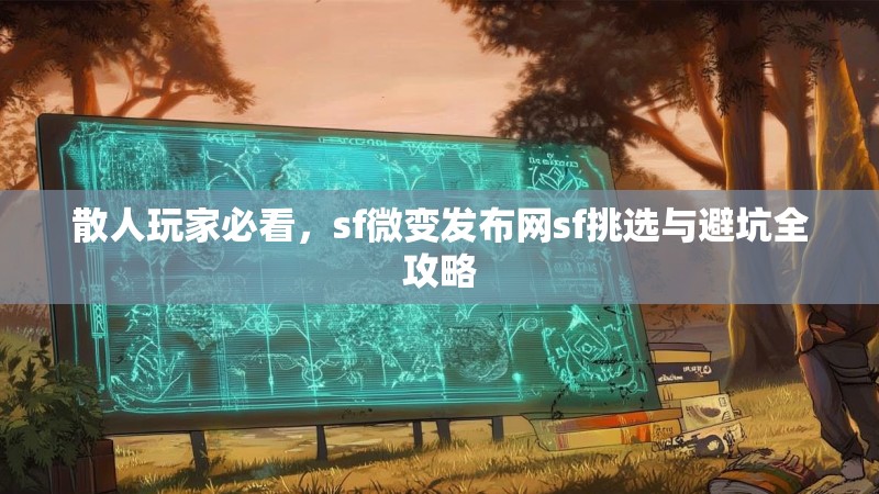 散人玩家必看，sf微变发布网sf挑选与避坑全攻略