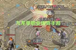 九龙单职业传奇手游