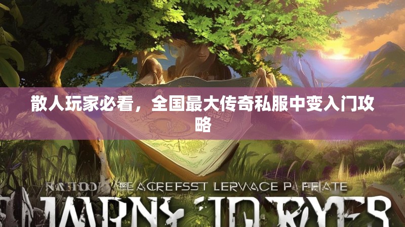 散人玩家必看，全国最大传奇私服中变入门攻略